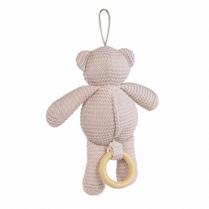 Peluche Musical Urso Rosa