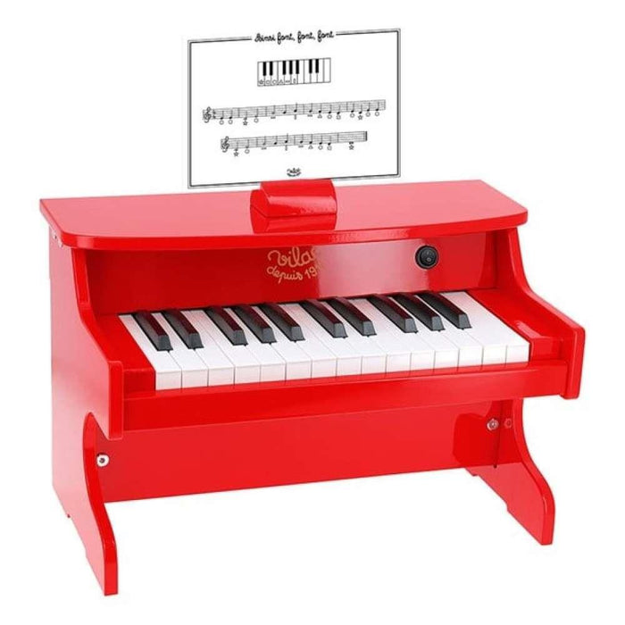 Piano Eletrónico Vermelho