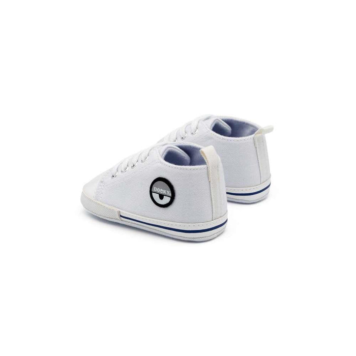 Tisshoes Caixa para Toalhitas com Ténis Branco 3-9meses