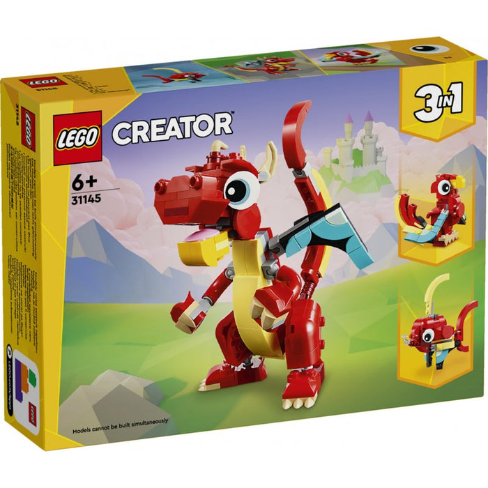 Lego Creator 3 em 1 Dragão Vermelho 149 Peças